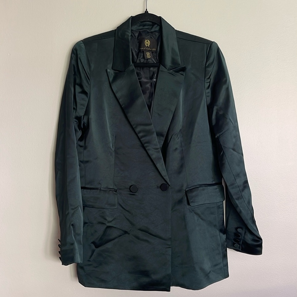 House of Harlow 1960 dark green blazer NWT
